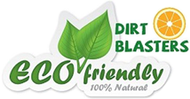 Eco-friendly dirt blasters logo